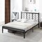 Costway Twin/Full/Queen Size Platform Bed with Headboard 11.5" Under Bed Storage Easy Assembly